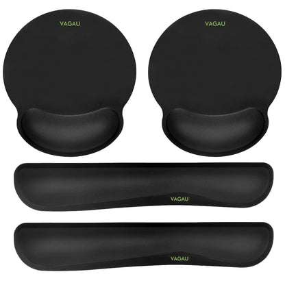 Ergonomic Keyboard and Mouse Wrist Rest Set