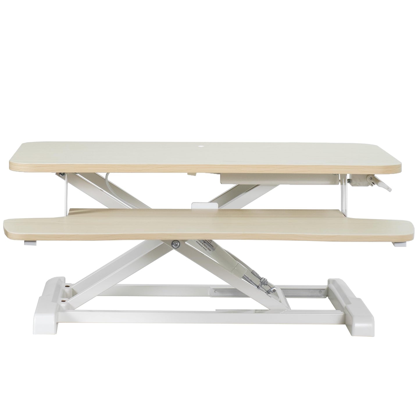 Height Adjustable Desk Converter with Dual Monitor Stand