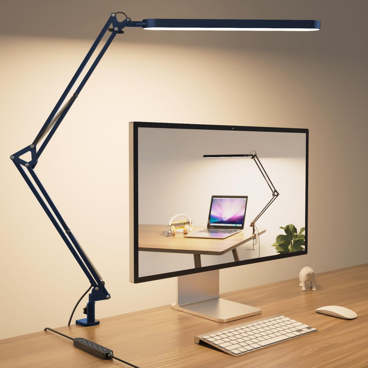 LED Desk Lamp with Adjustable Brightness and Modes