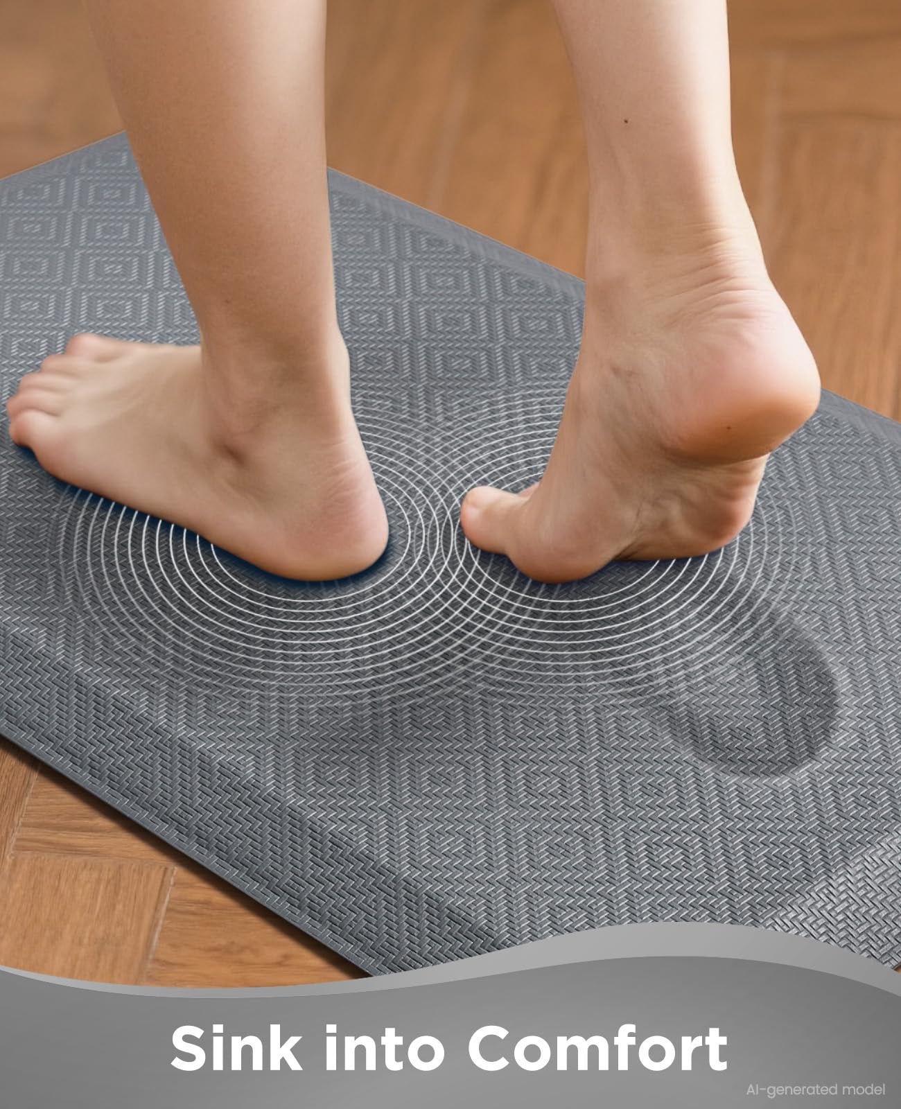 Waterproof Anti Fatigue Kitchen and Office Mat