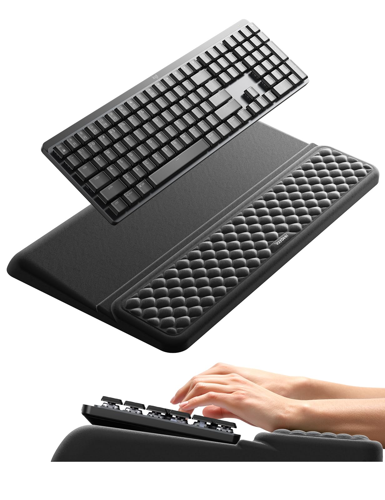 Vaydeer Wrist Rest with Keyboard Stand Riser