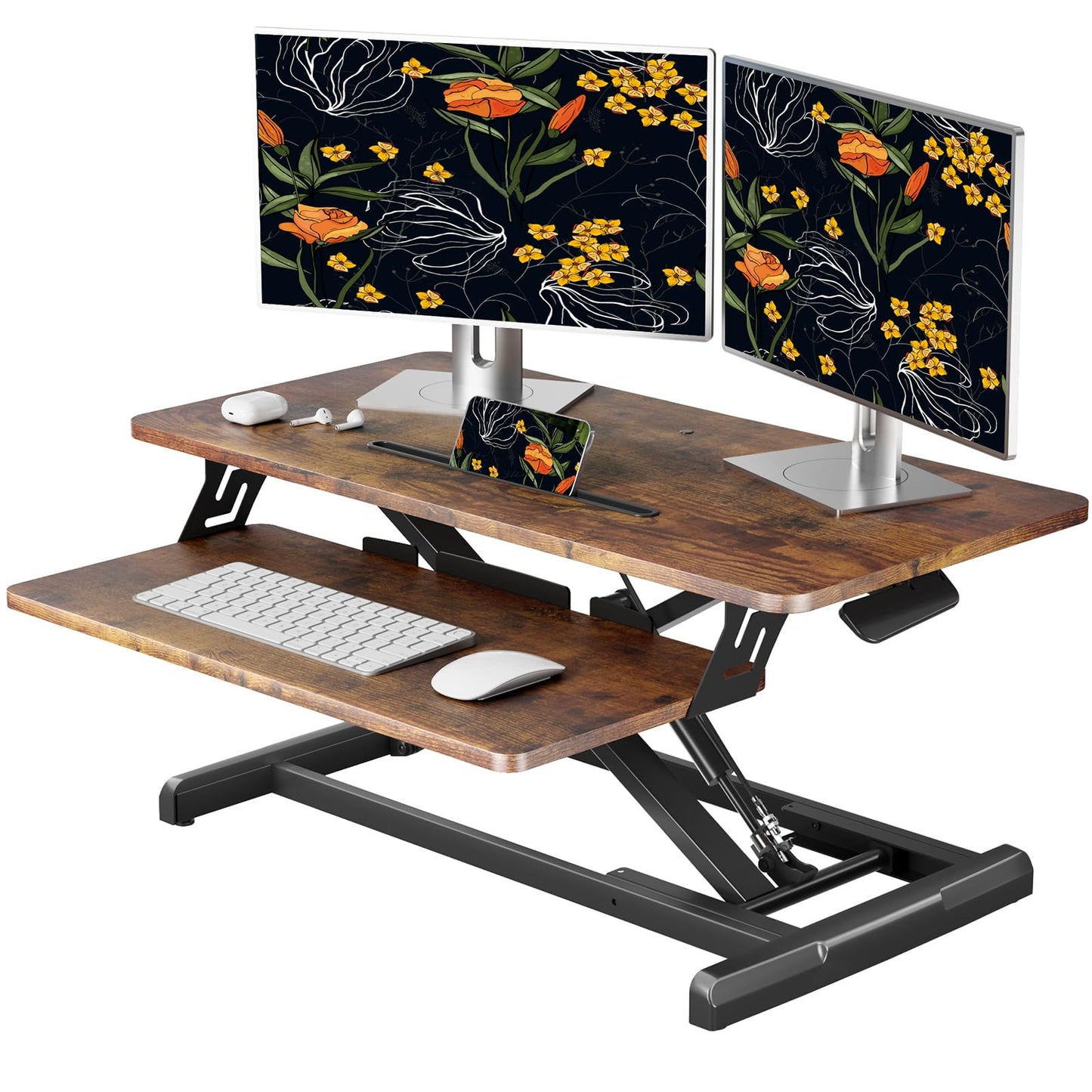 JOY worker Standing Desk Converter with Keyboard Tray