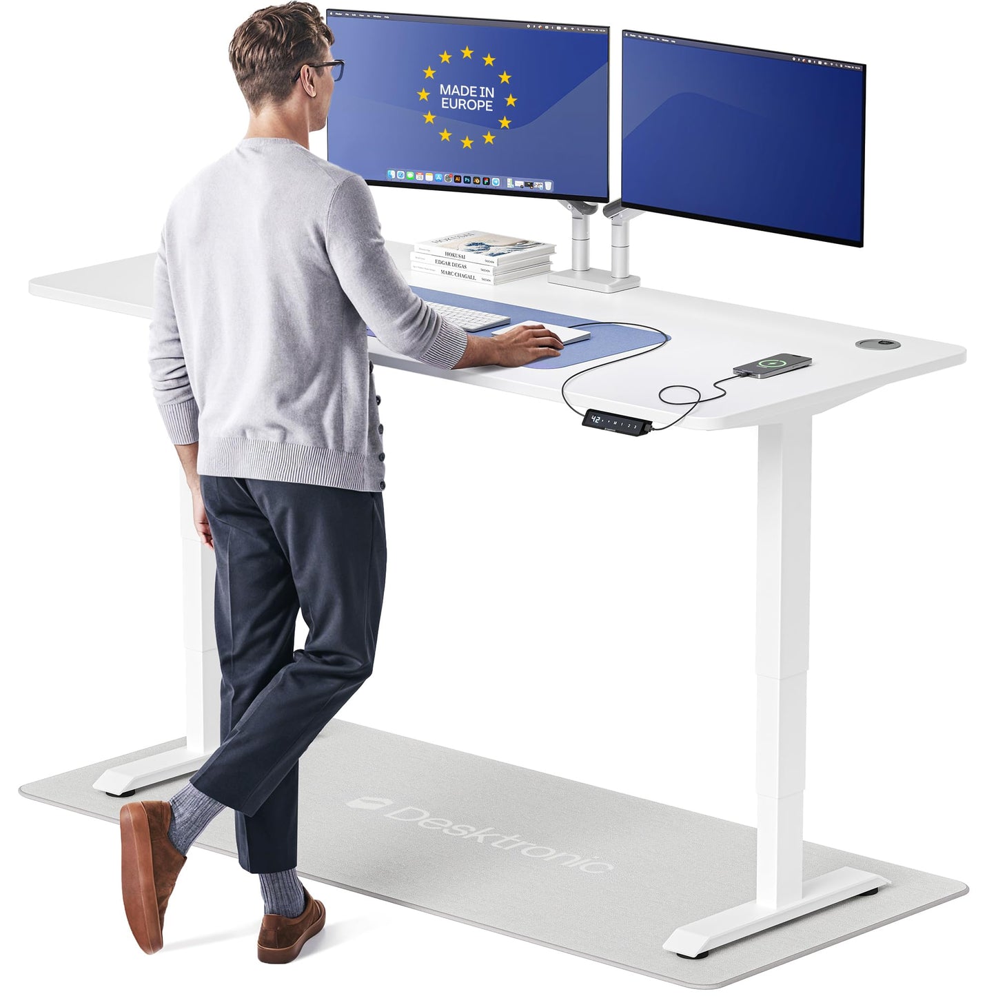 Electric Standing Desk for Home Office Workspace