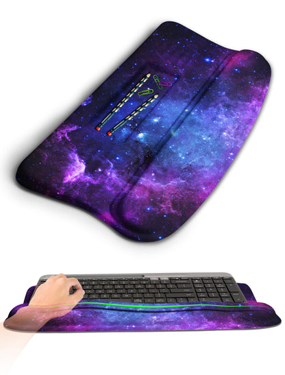 Ergonomic Wave Wrist Rest with Keyboard Stand