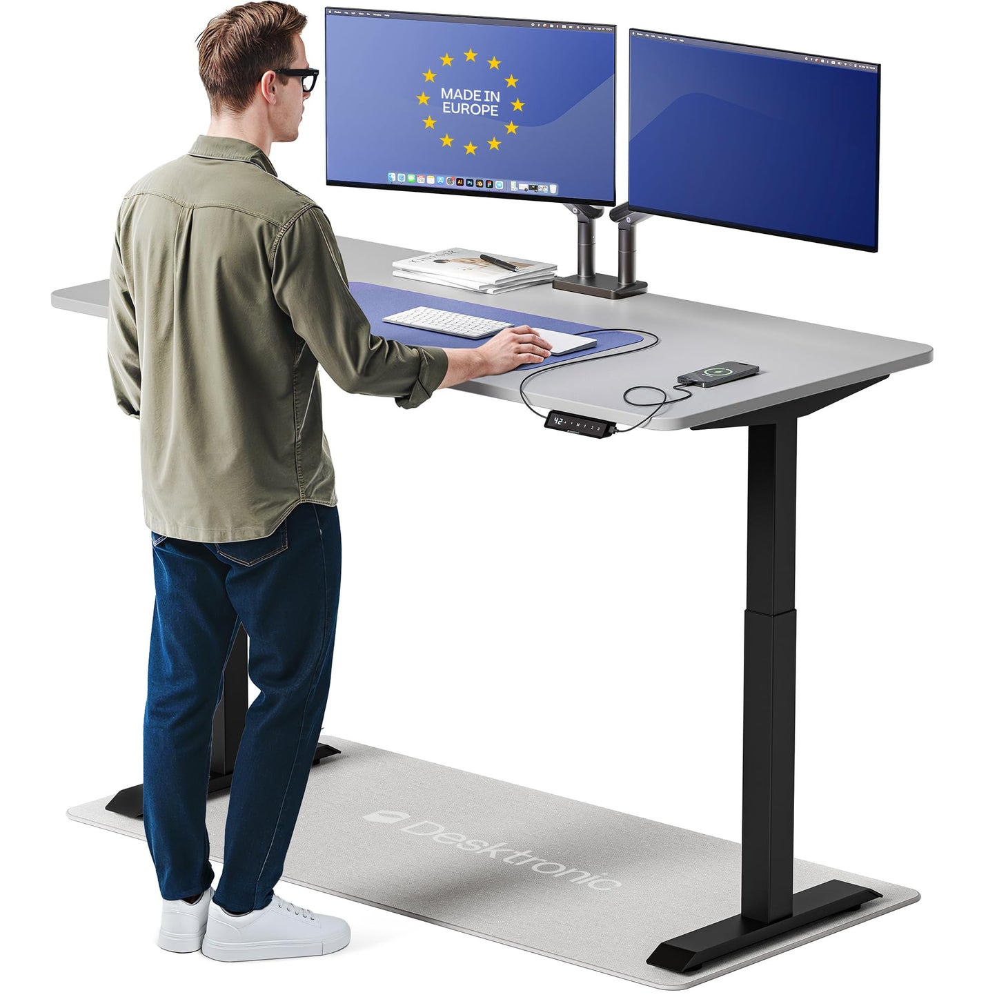 Electric Standing Desk for Home Office Workspace