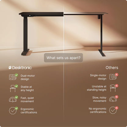 Electric Standing Desk for Home Office Workspace