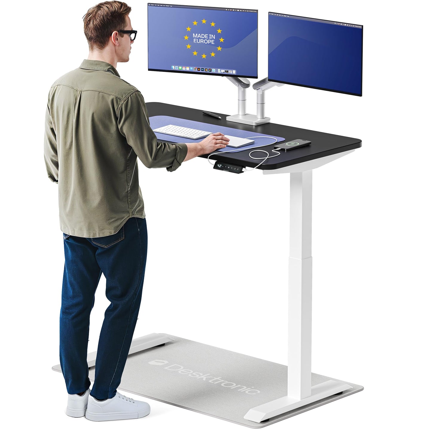 Electric Standing Desk for Home Office Workspace