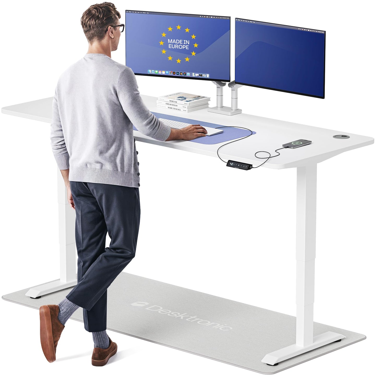 Electric Standing Desk for Home Office Workspace
