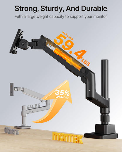Heavy Duty Ultrawide Monitor Arm Desk Mount