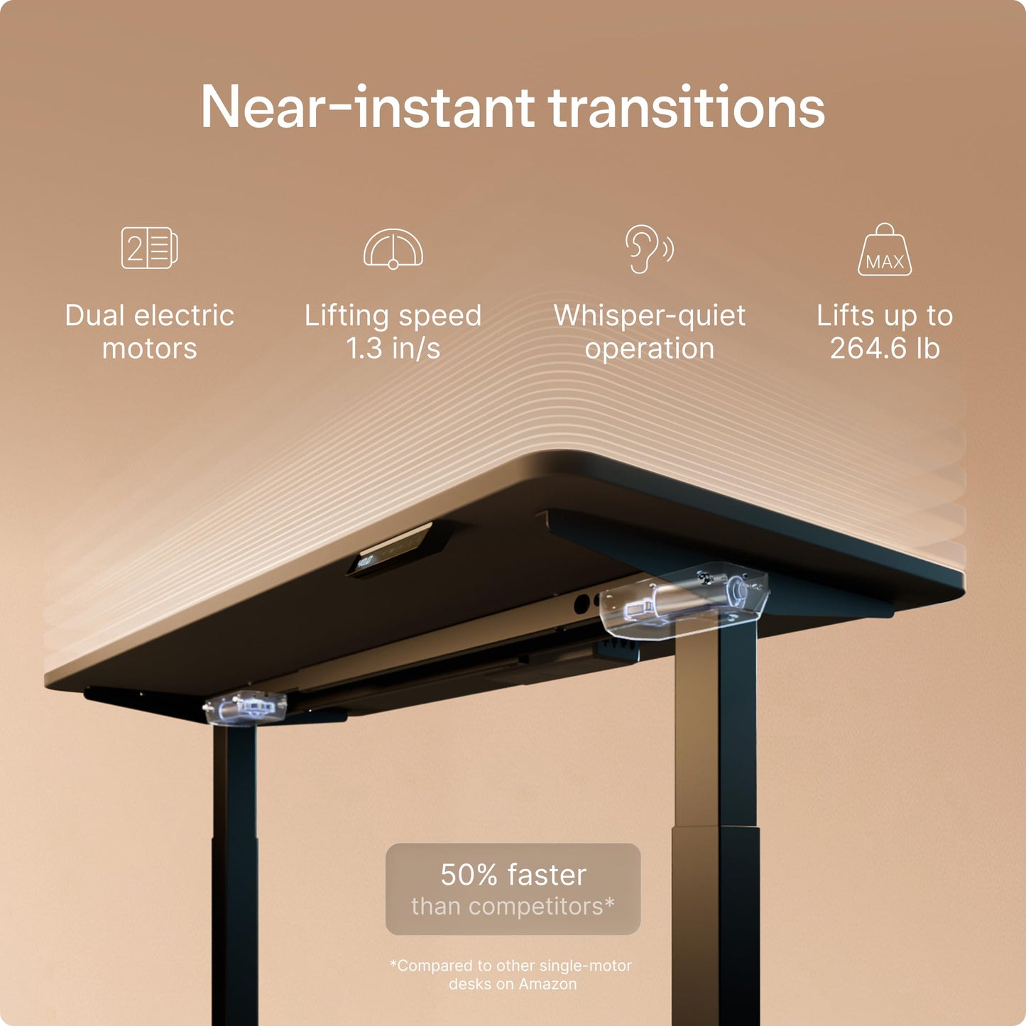 Electric Standing Desk for Home Office Workspace