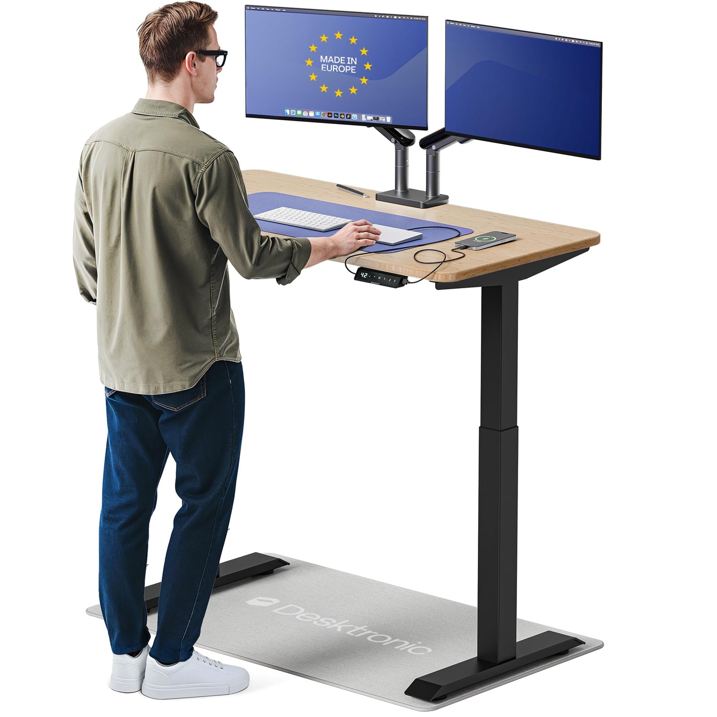 Electric Standing Desk for Home Office Workspace