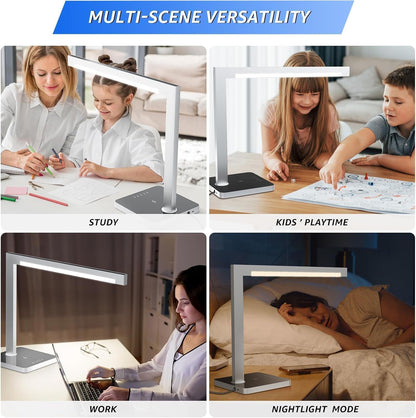 Aluminum LED Desk Lamp for Home Office Workspace
