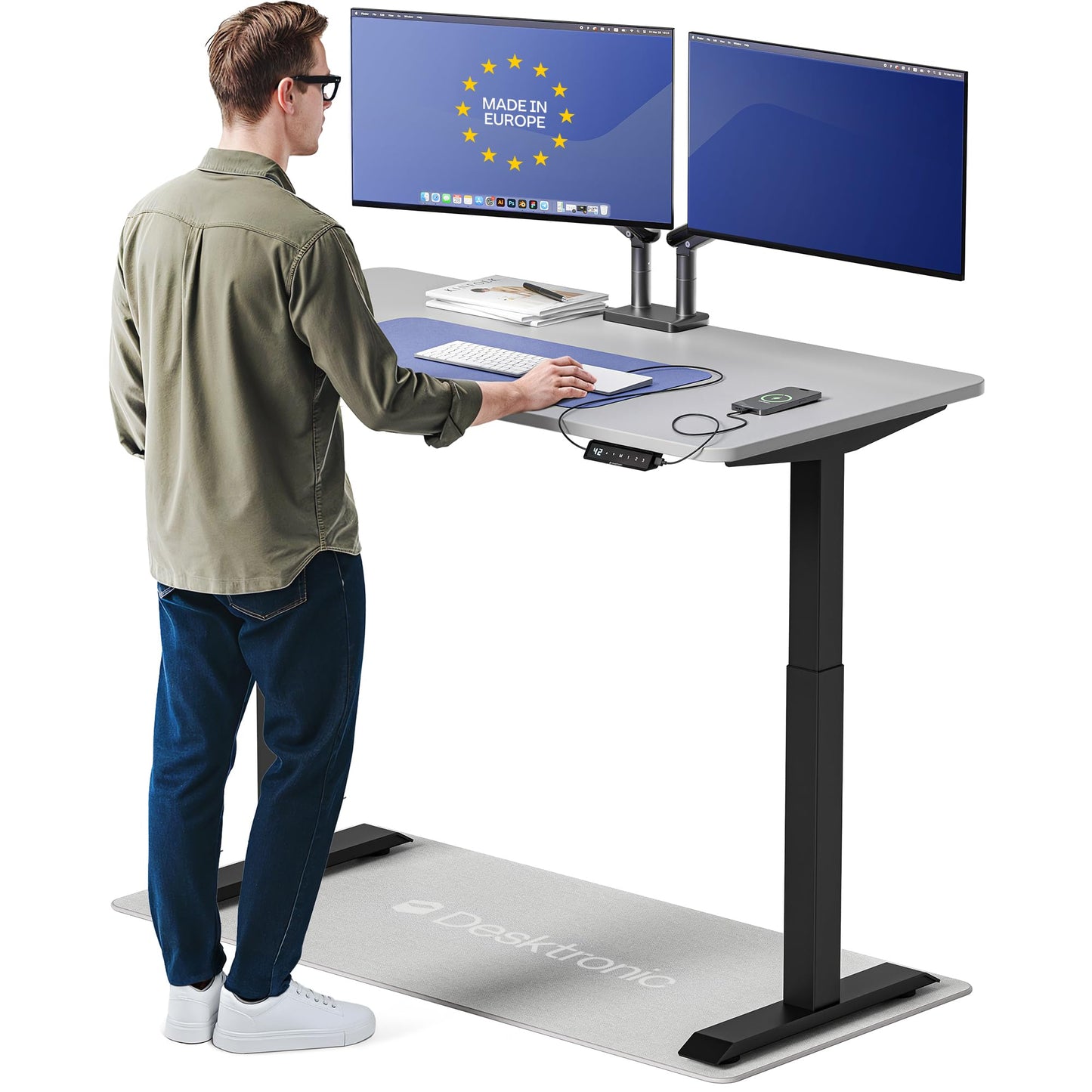 Electric Standing Desk for Home Office Workspace