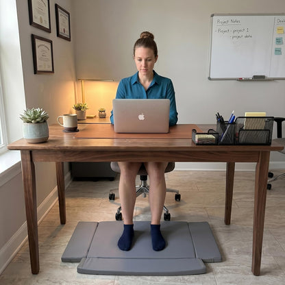 Under Desk Foot Rest with Anti Fatigue Mat