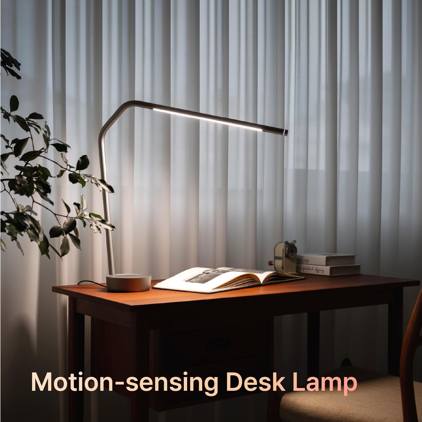Gesture Control LED Desk Lamp with Adjustable Hinge