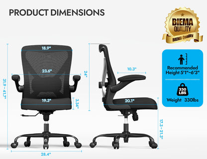 Ergonomic High Back Mesh Office Chair with Lumbar Support