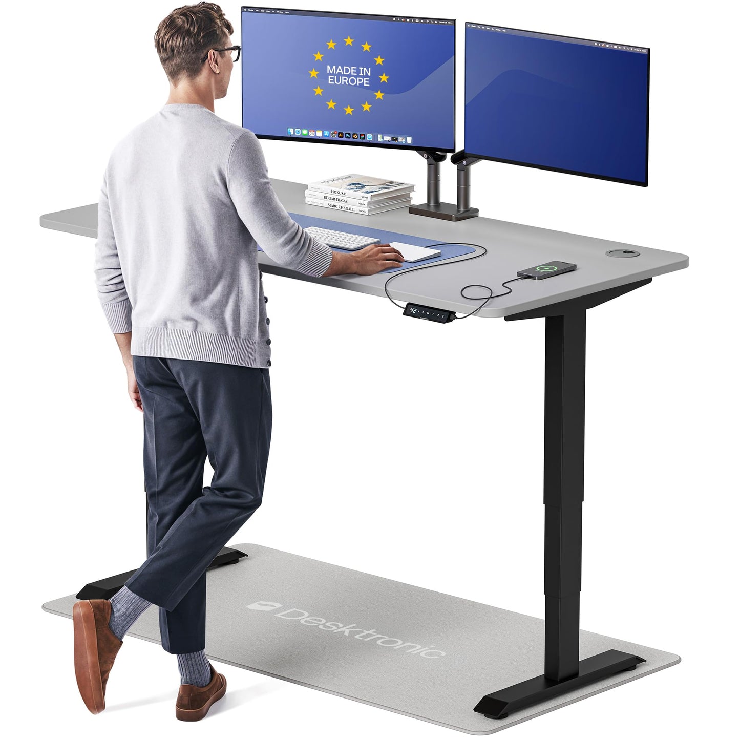 Electric Standing Desk for Home Office Workspace