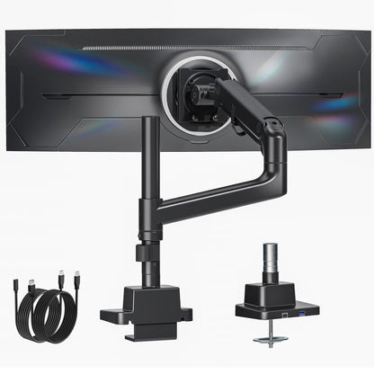 Heavy Duty Ultrawide Monitor Arm Desk Mount