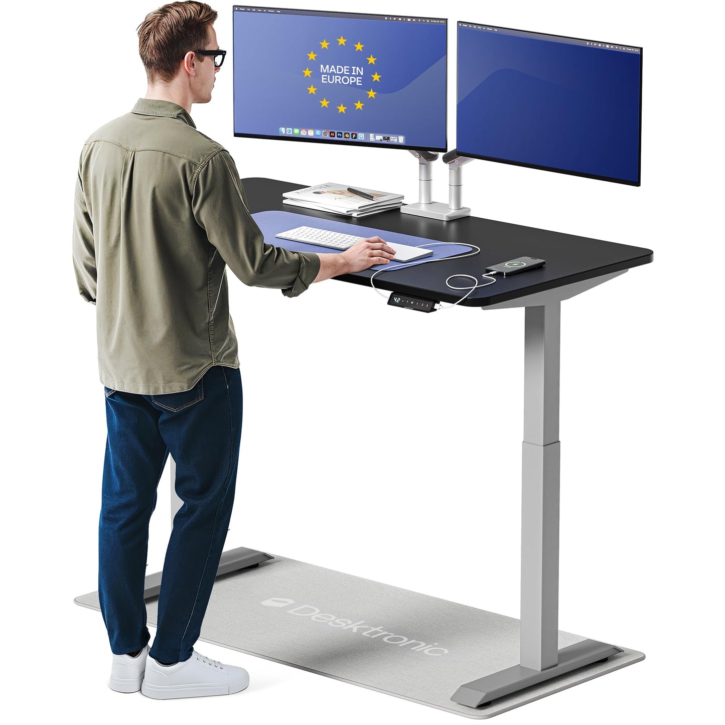Electric Standing Desk for Home Office Workspace