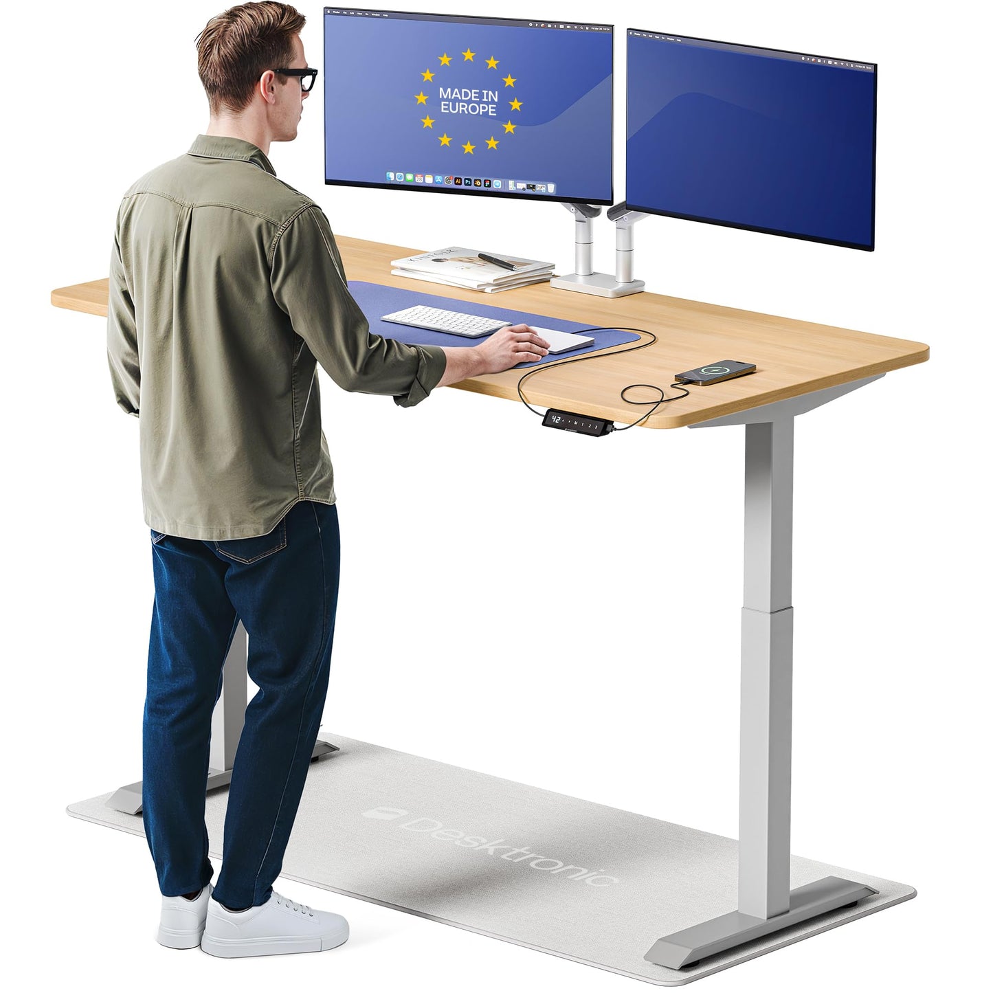 Electric Standing Desk for Home Office Workspace