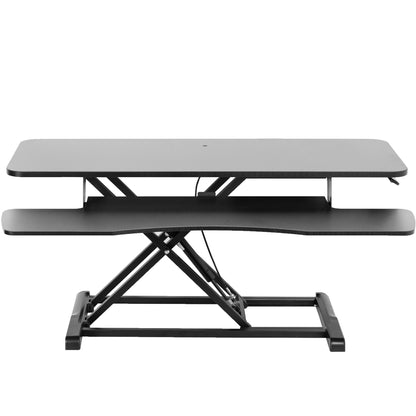 Height Adjustable Desk Converter with Dual Monitor Stand