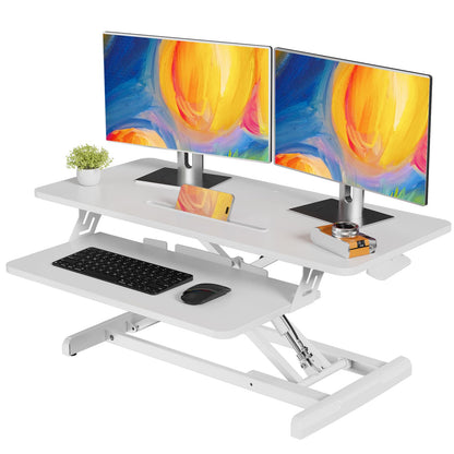 JOY worker Standing Desk Converter with Keyboard Tray