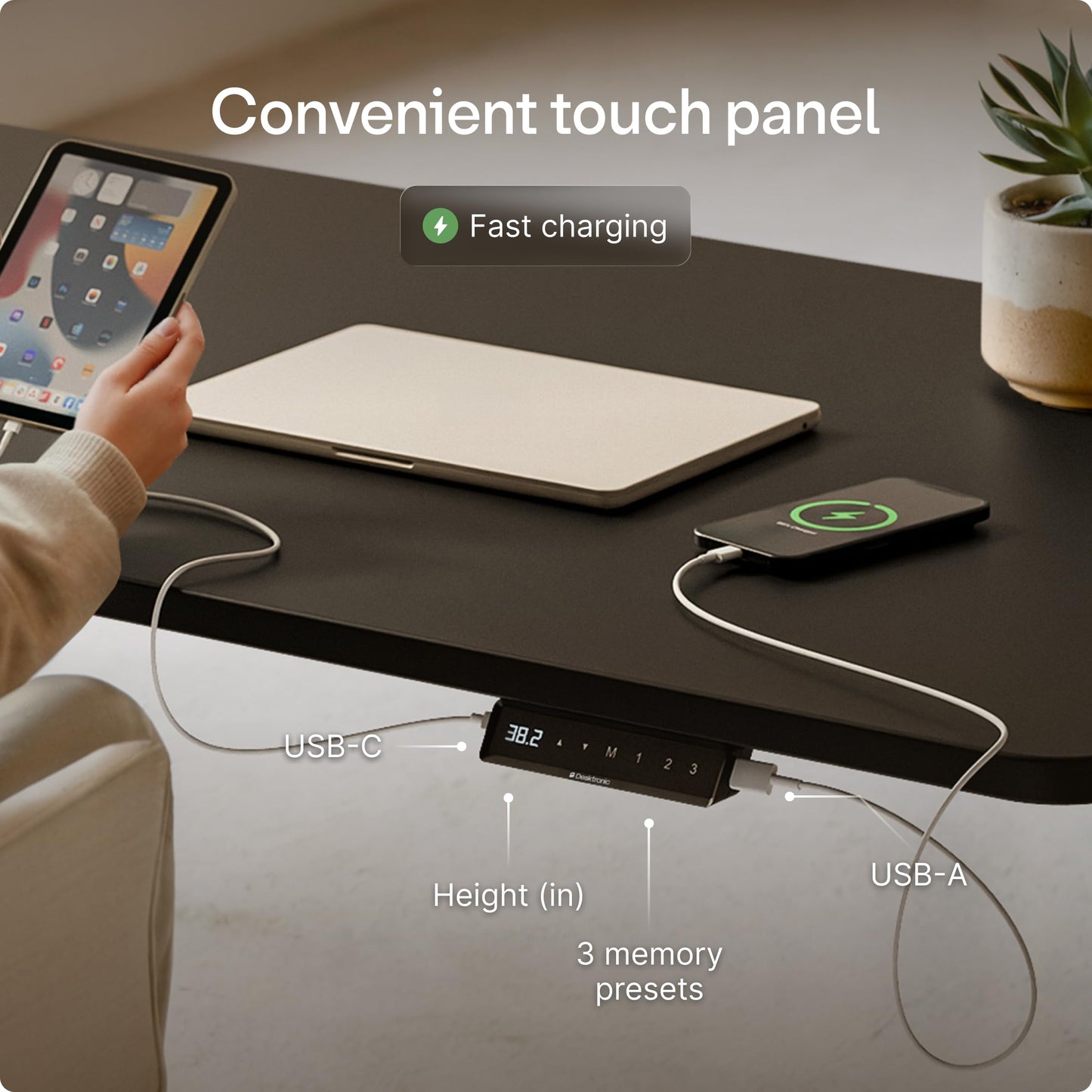 Electric Standing Desk for Home Office Workspace