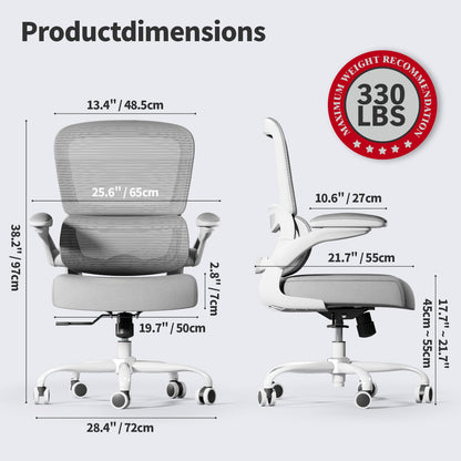 Ergonomic Mesh Office Chair with Lumbar Support