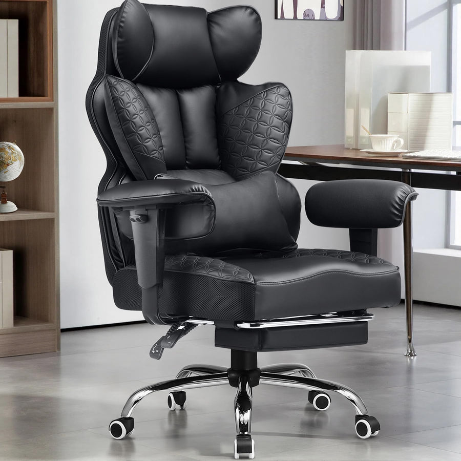 Ergonomic High Back Office Chair with Foot Rest