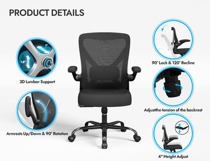 Ergonomic High Back Mesh Office Chair with Lumbar Support