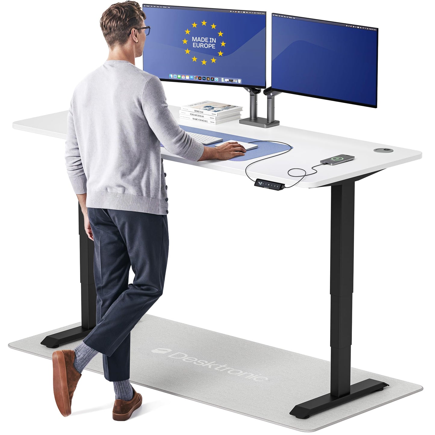Electric Standing Desk for Home Office Workspace