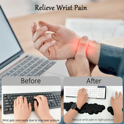 Ergonomic Keyboard Stand with Gel Wrist Rest