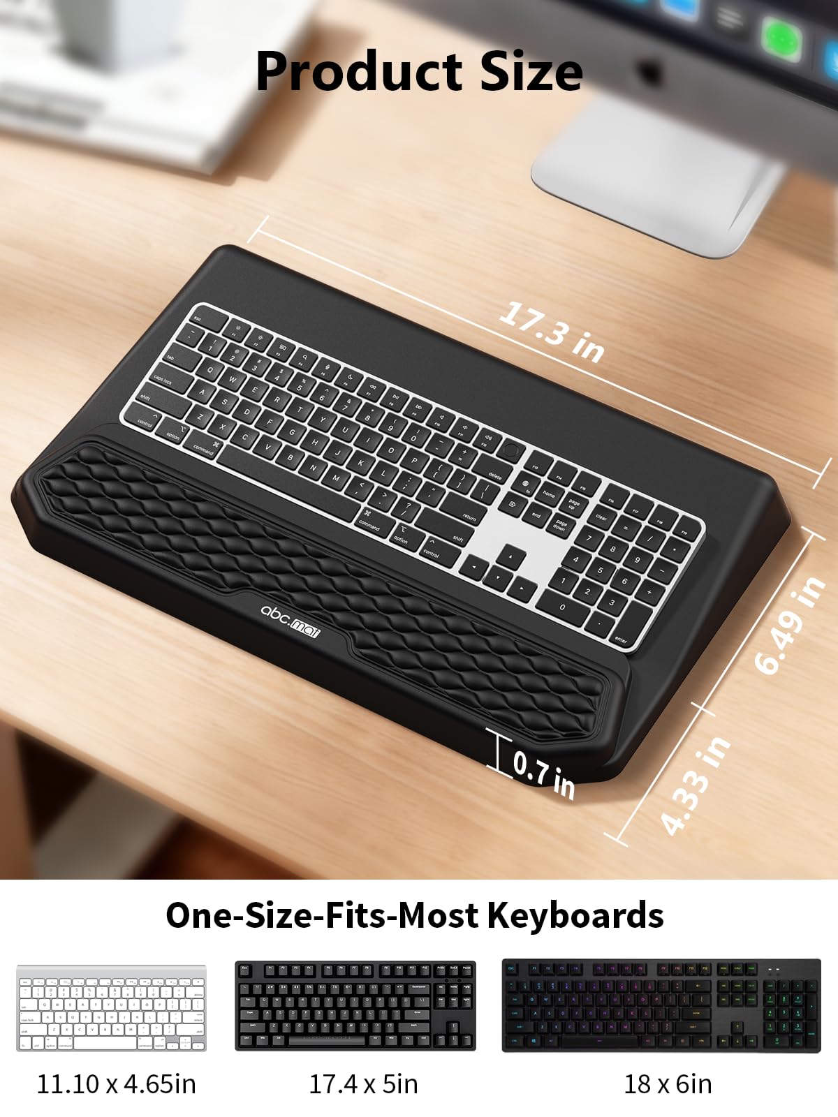 Ergonomic Keyboard Stand with Wrist Rest