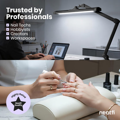 Ultra Bright LED Desk Lamp with Adjustable Shade