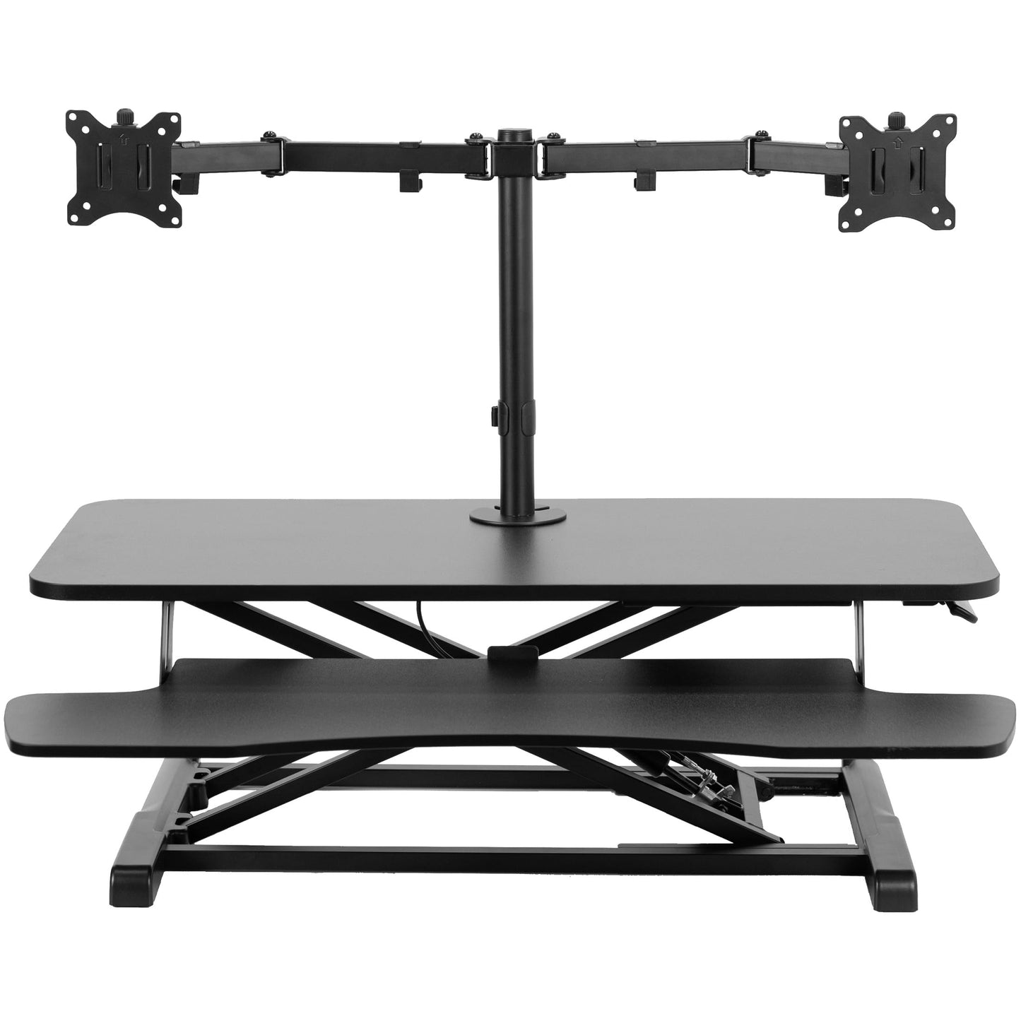 Height Adjustable Standing Desk Converter with Monitor Stand