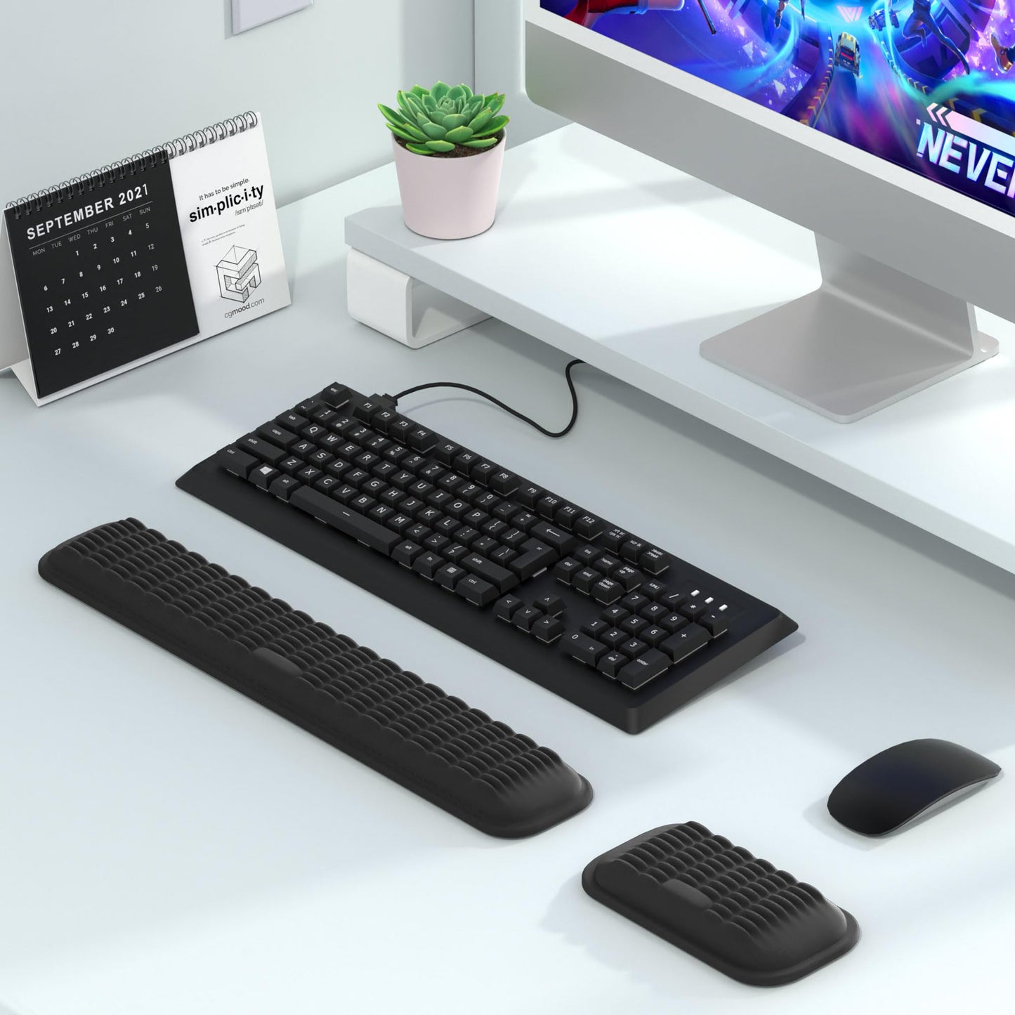 MEKASS Ergonomic Wrist Rest for Keyboard and Mouse