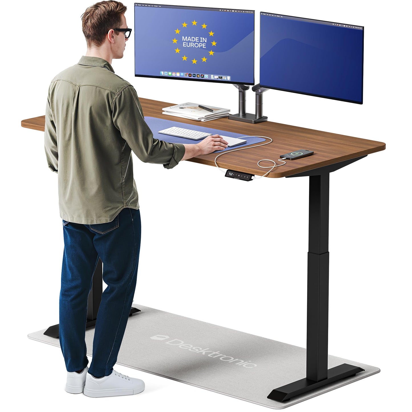 Electric Standing Desk for Home Office Workspace