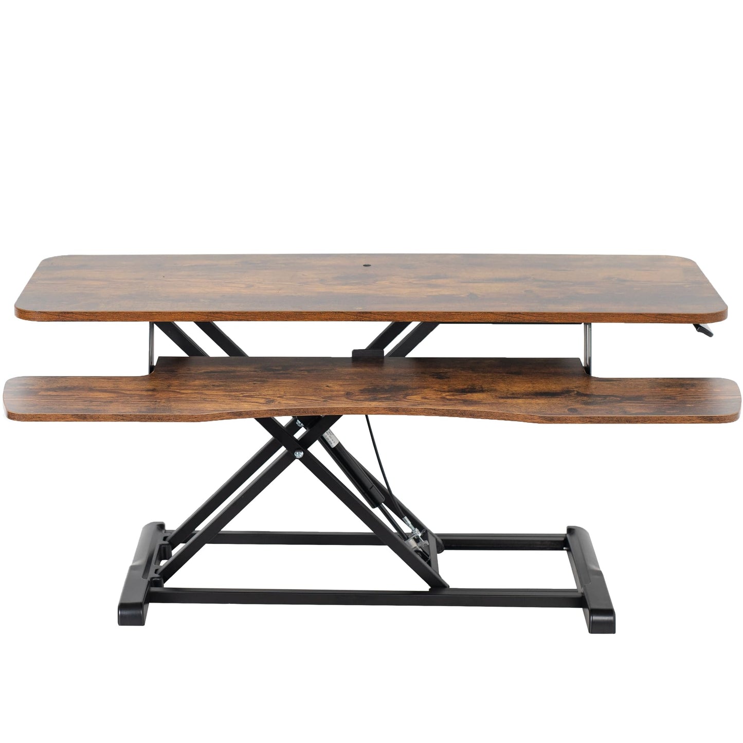 Height Adjustable Desk Converter with Dual Monitor Stand