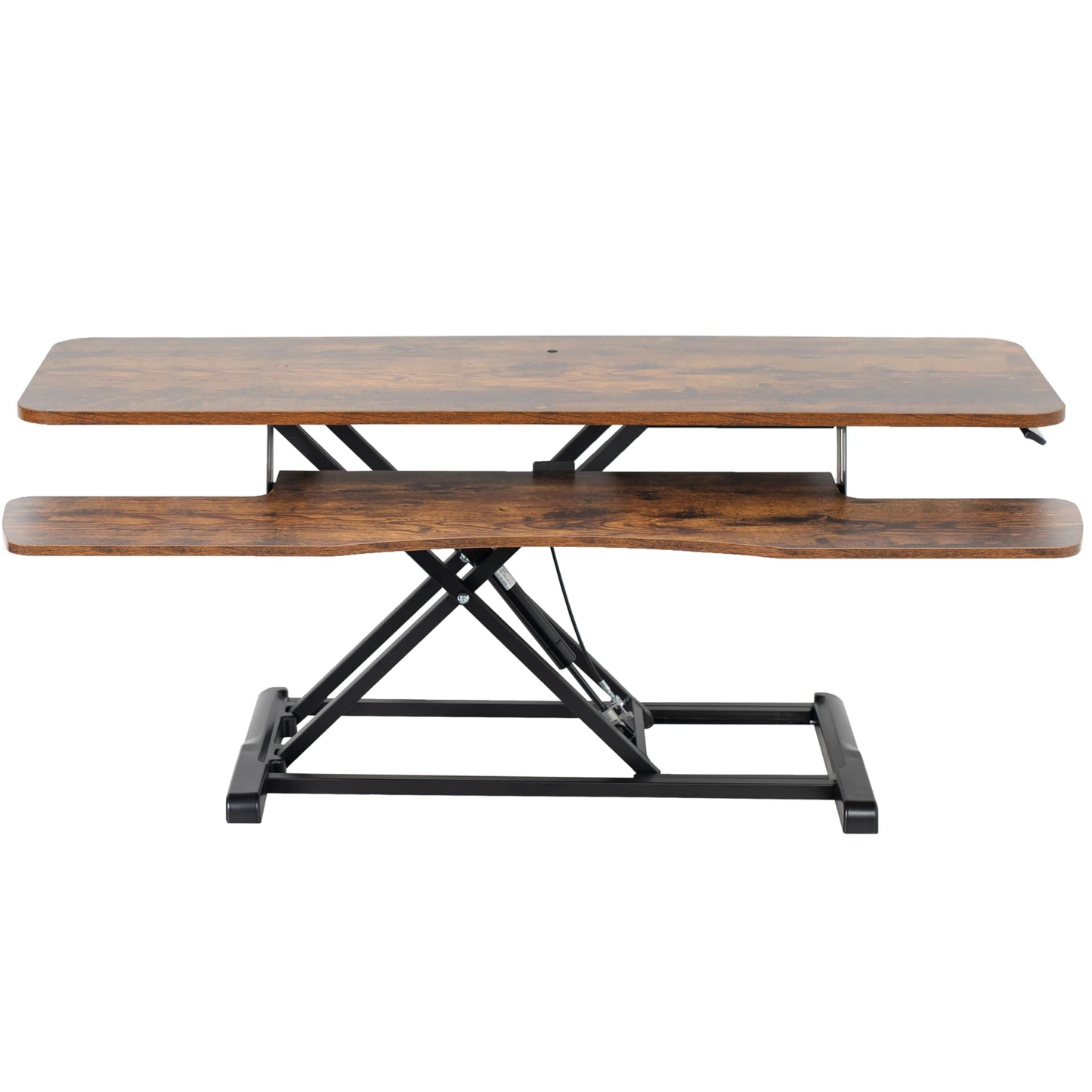 Height Adjustable Desk Converter with Dual Monitor Stand