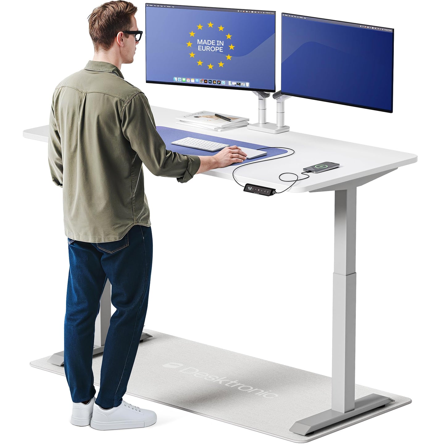 Electric Standing Desk for Home Office Workspace