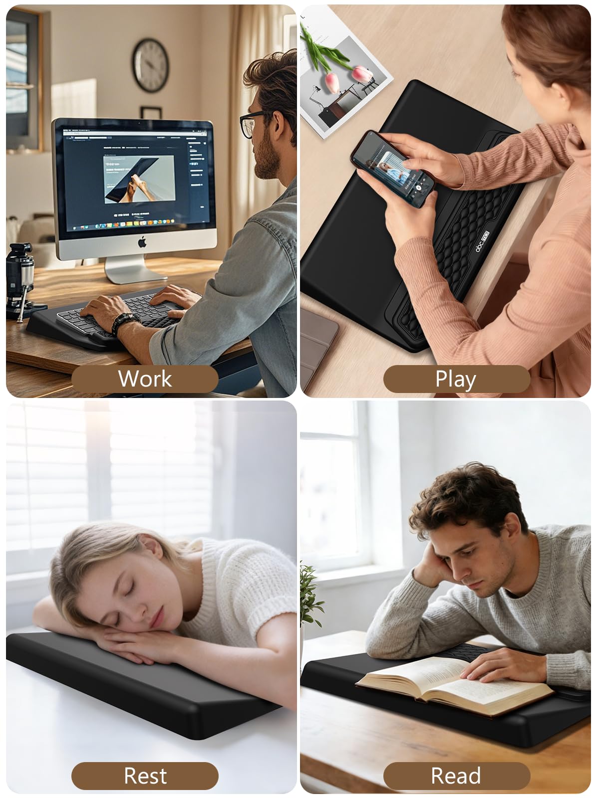 Ergonomic Keyboard Stand with Wrist Rest