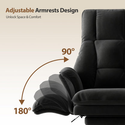 Big and Tall Ergonomic Office Chair with Flip Arms