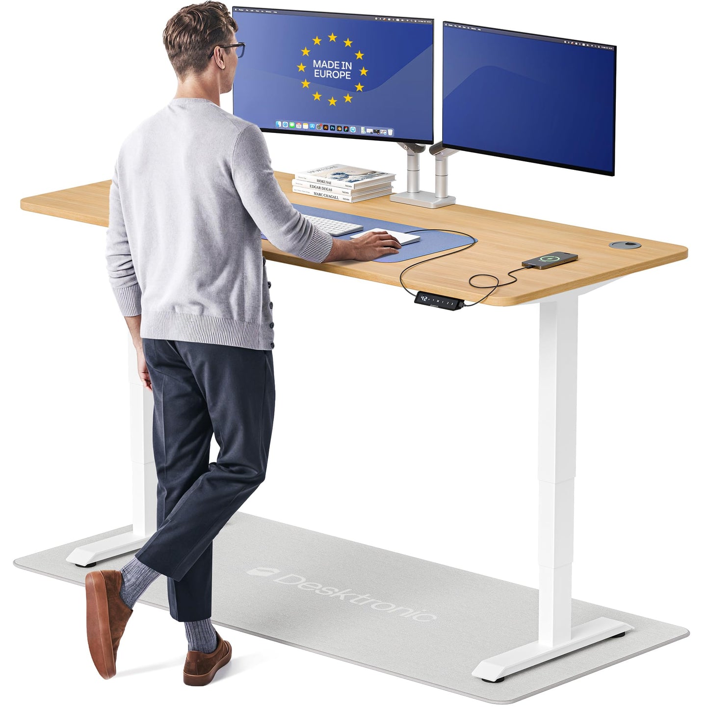Electric Standing Desk for Home Office Workspace