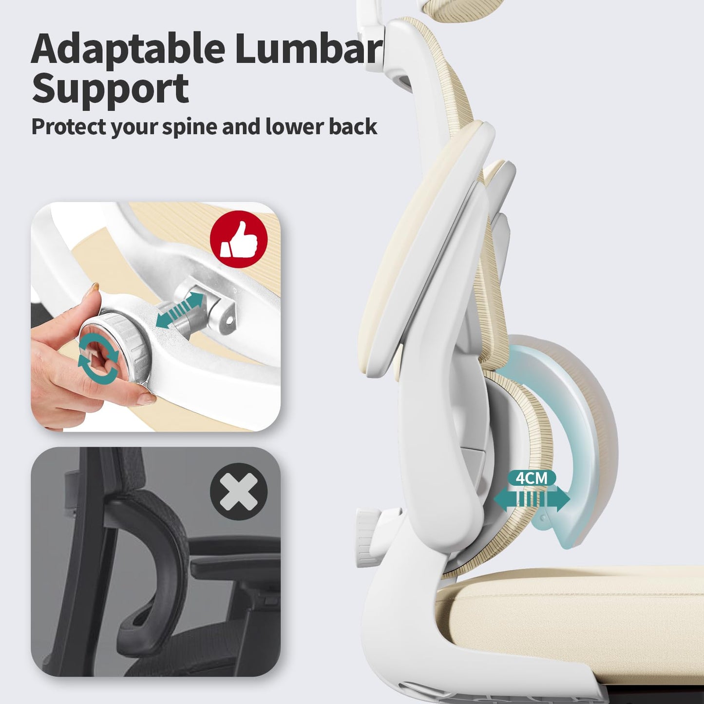 Ergonomic Mesh Office Chair with Adjustable Support