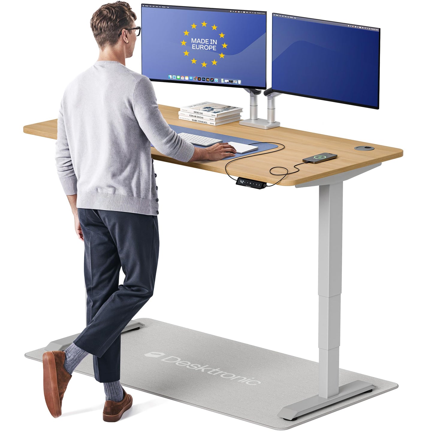 Electric Standing Desk for Home Office Workspace