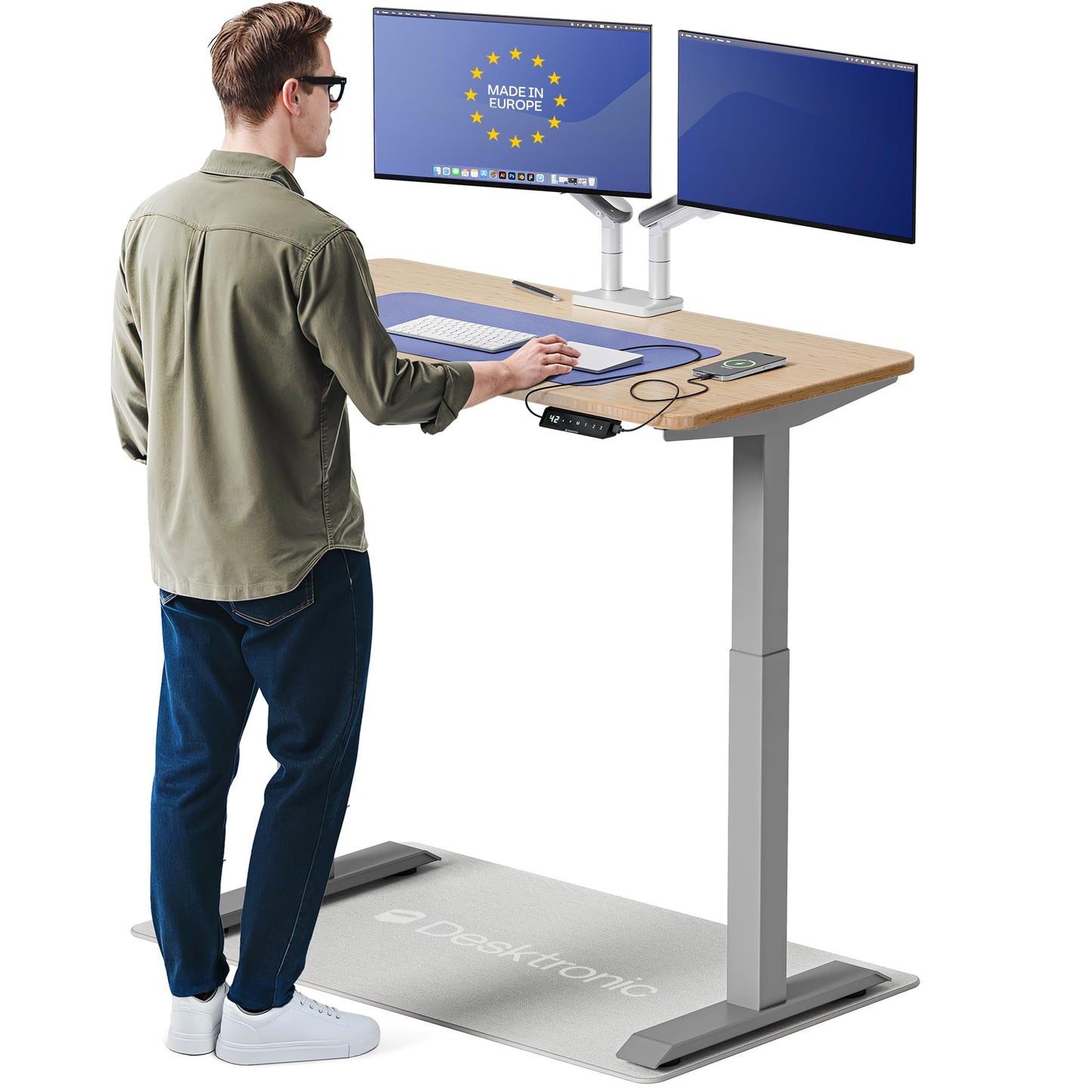 Electric Standing Desk for Home Office Workspace