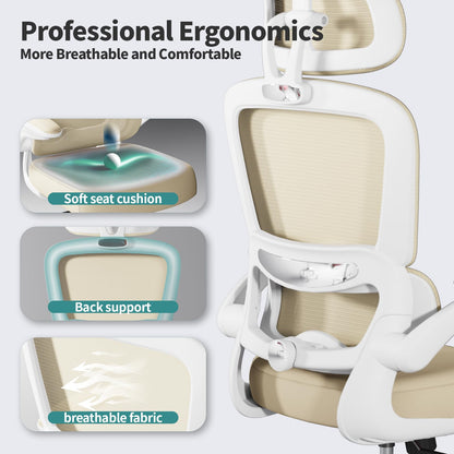 Ergonomic Mesh Office Chair with Adjustable Support