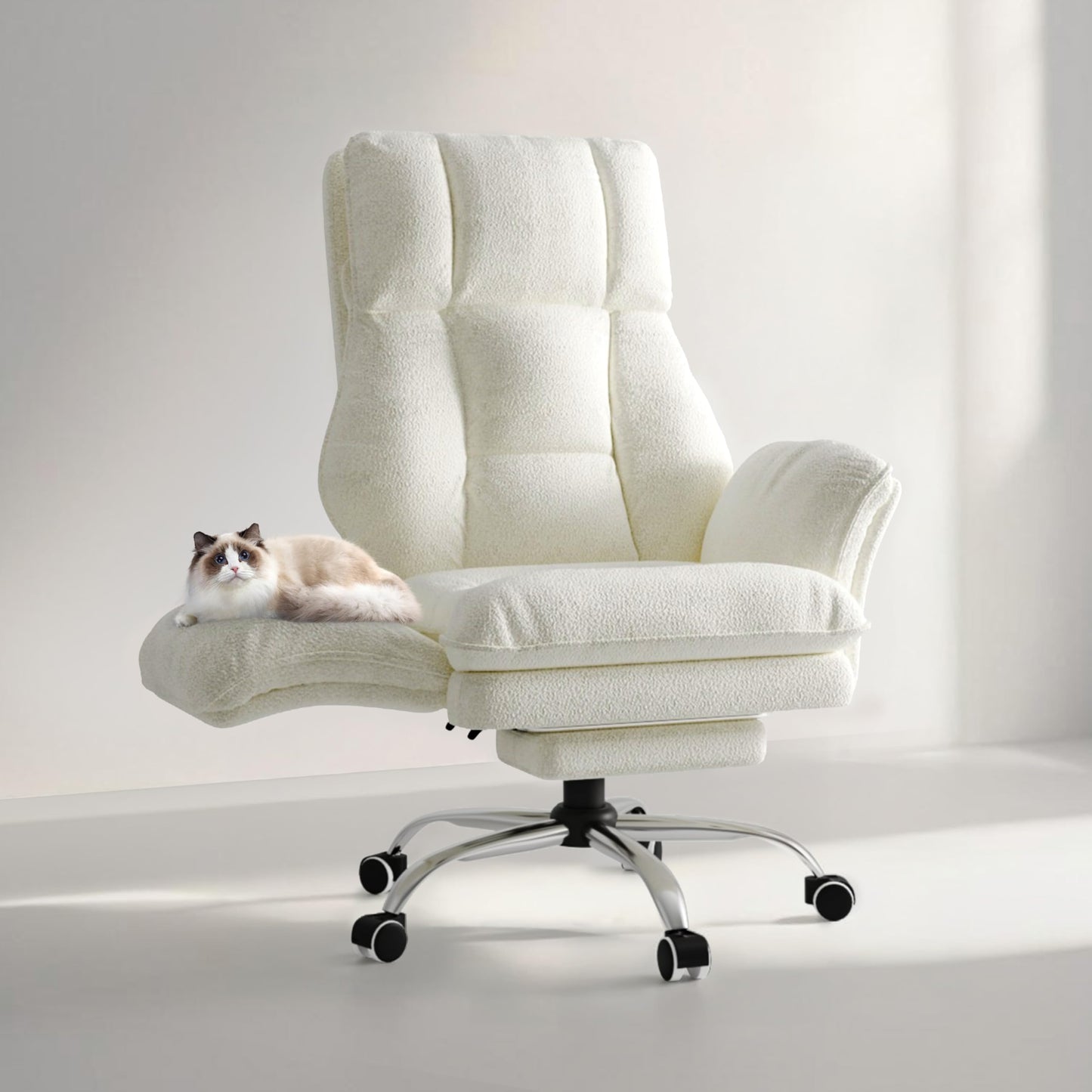 Big and Tall Ergonomic Office Chair with Flip Arms