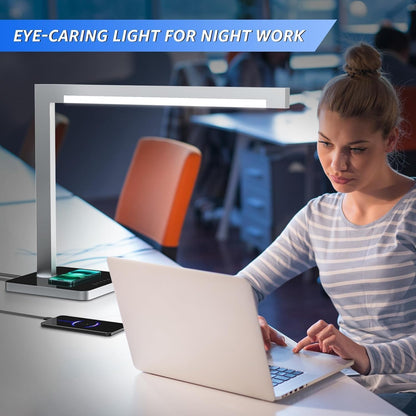 Aluminum LED Desk Lamp for Home Office Workspace