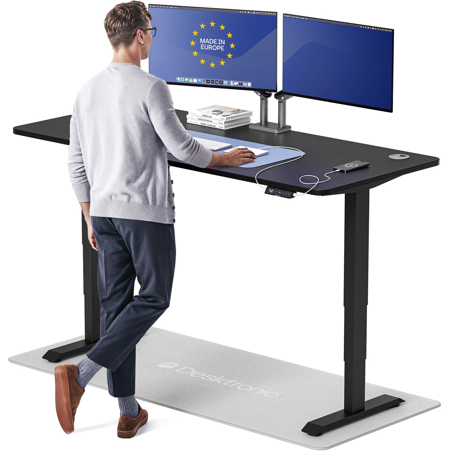 Electric Standing Desk for Home Office Workspace